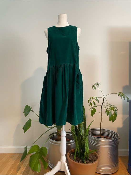 Dresses & Skirts - Vintage 70s OshKosh Corduroy Pinafore/Overalls Dress